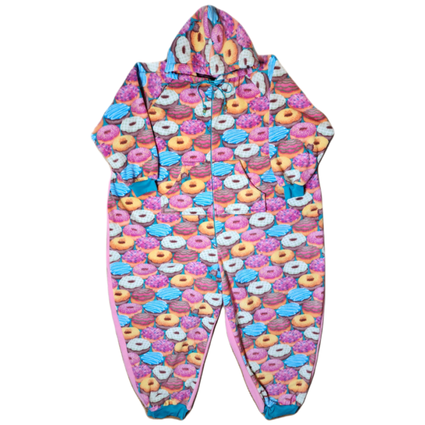 Plus size donut adult onesie.