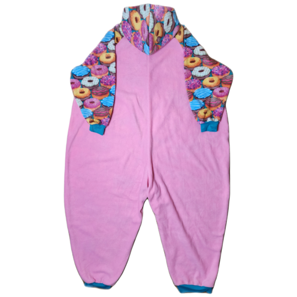 Plus Size Pink Donuts Onesie - Image 2